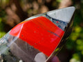 Polished Bloodstone Display Crystals x 2 From Swaziland