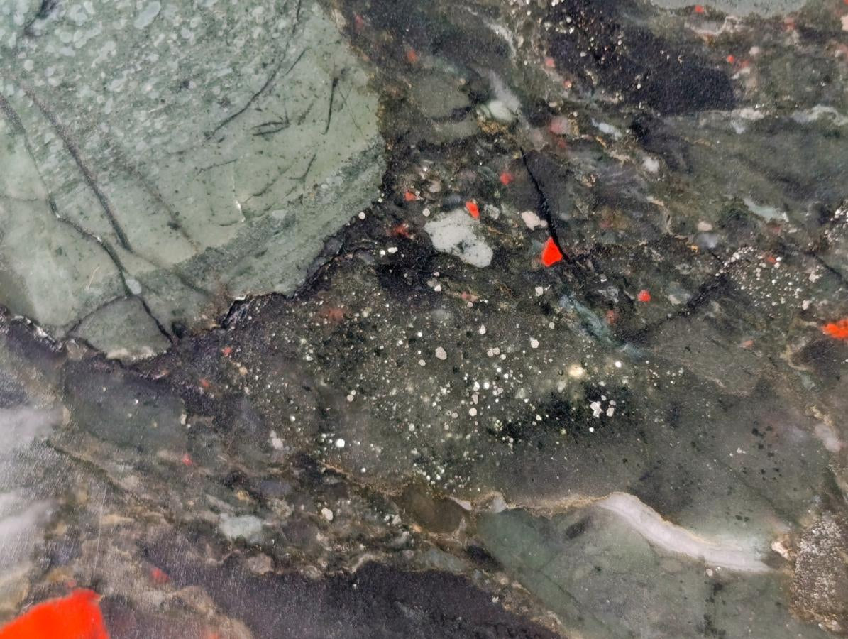 Polished Bloodstone Display Crystals x 2 From Swaziland
