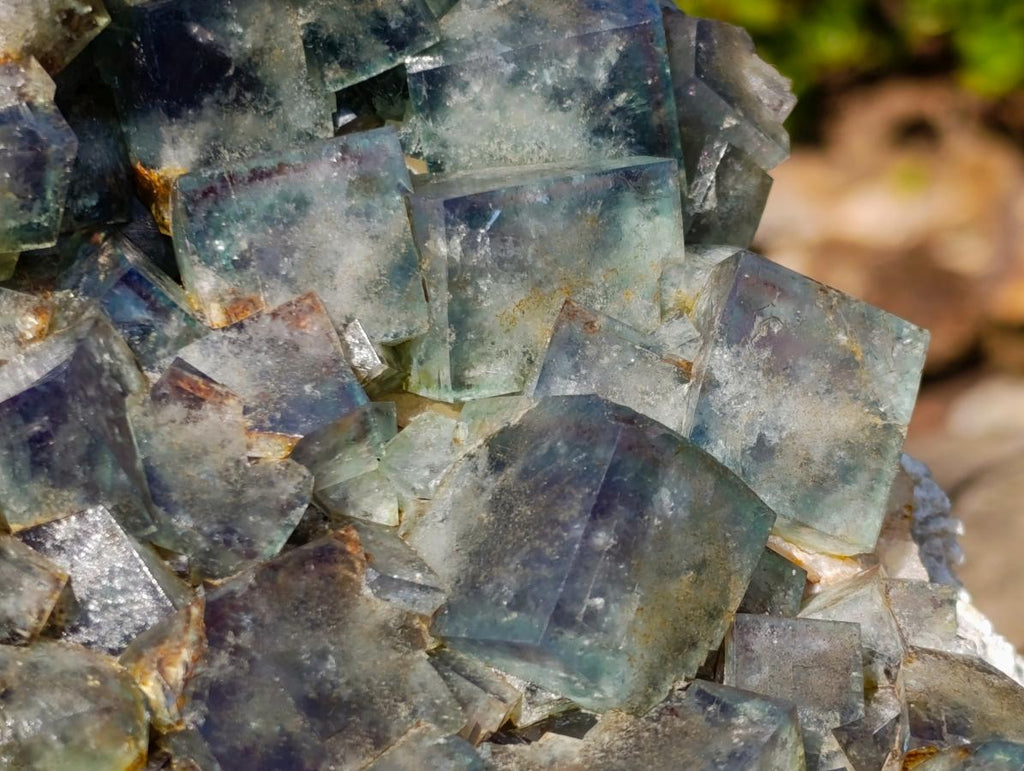 Natural XL Green Cubic Fluorite Specimen x 1 From Mandrosonoro, Madagascar