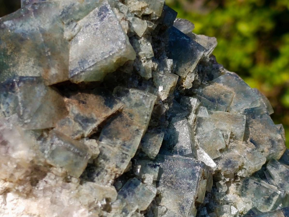 Natural XL Green Cubic Fluorite Specimen x 1 From Mandrosonoro, Madagascar