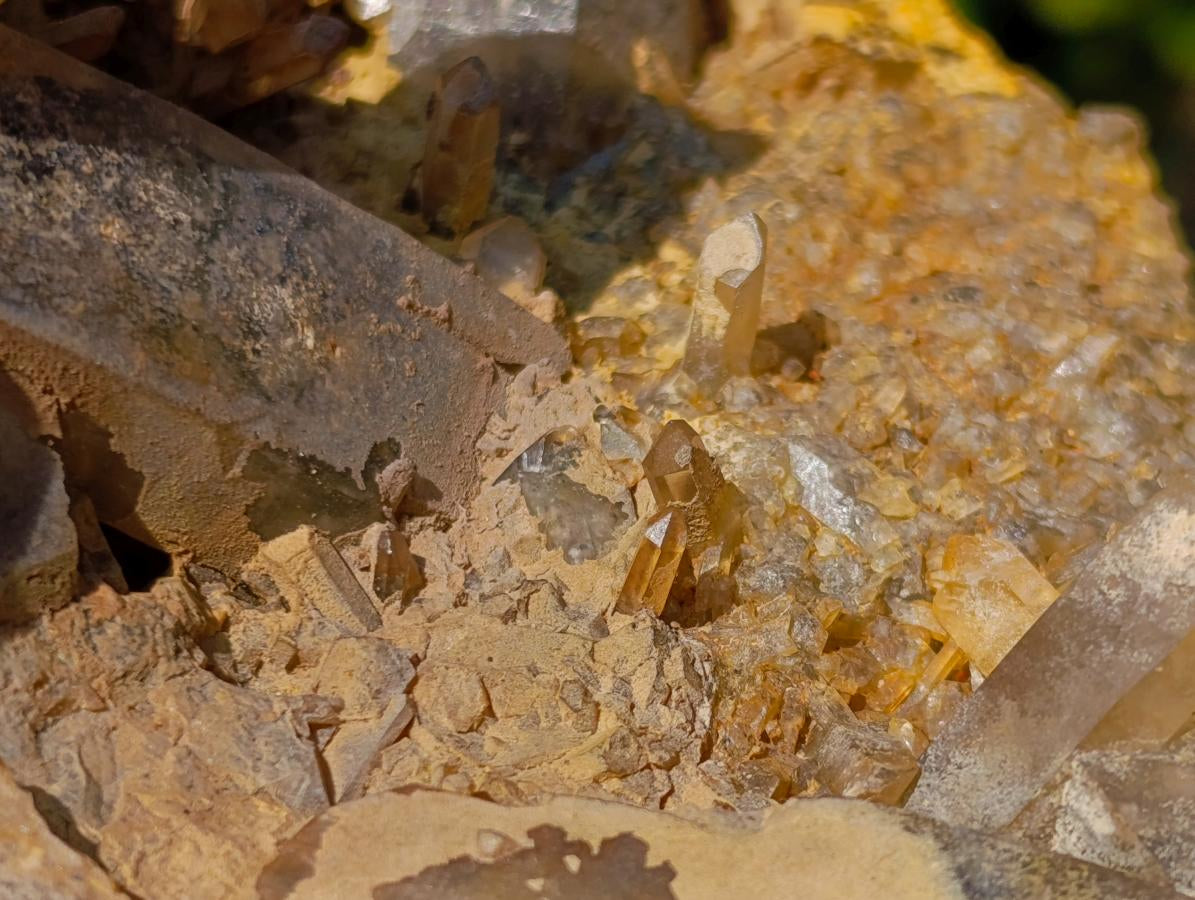 Natural Large Smokey Quartz Cluster x 1 From Erongo, Namibia - Toprock Gemstones and Minerals 