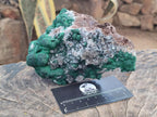 Natural Ball Malachite Specimens on Quartz and Dolomite Matrix x 2 From Mindingi Mine, Kambove, Congo - Toprock Gemstones and Minerals 