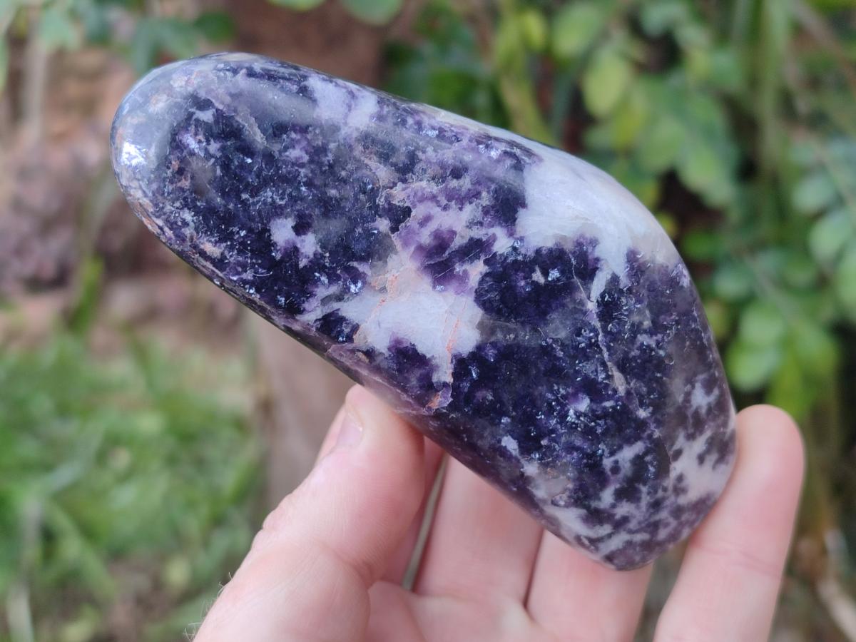 Polished Lepidolite Free Forms x 4 From Zimbabwe - Toprock Gemstones and Minerals 