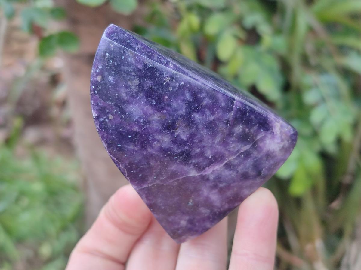 Polished Lepidolite Free Forms x 4 From Zimbabwe - Toprock Gemstones and Minerals 