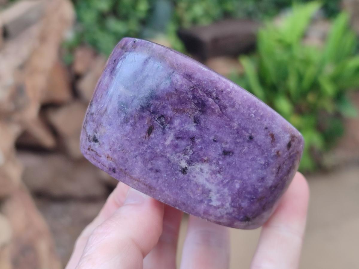 Polished Lepidolite Free Forms x 4 From Zimbabwe - Toprock Gemstones and Minerals 