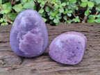 Polished Lepidolite Free Forms x 4 From Zimbabwe - Toprock Gemstones and Minerals 