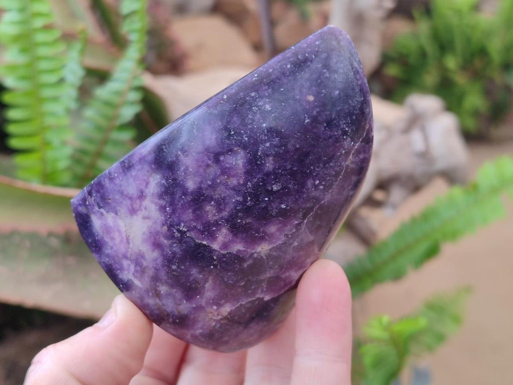 Polished Lepidolite Free Forms x 4 From Zimbabwe - Toprock Gemstones and Minerals 