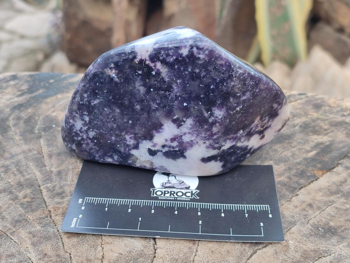 Polished Lepidolite Free Forms x 4 From Zimbabwe - Toprock Gemstones and Minerals 