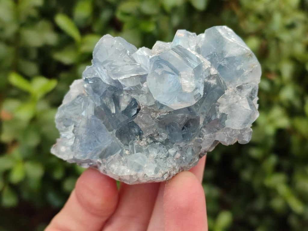 Natural Blue Celestite Specimens x 6 From Sakoany, Madagascar - Toprock Gemstones and Minerals 