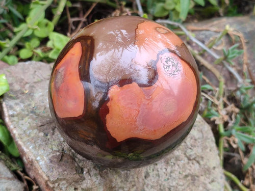 Polished Polychrome Jasper Spheres x 2 From Androka, Madagascar - Toprock Gemstones and Minerals 