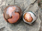 Polished Polychrome Jasper Spheres x 2 From Androka, Madagascar - Toprock Gemstones and Minerals 