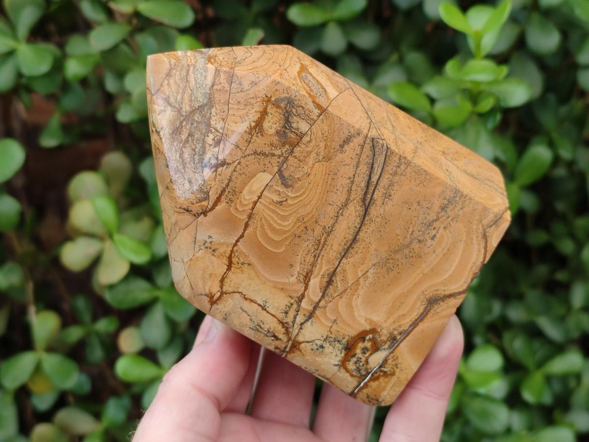 Polished Picture Stone Jasper Display Crystals x 3 From Ais-Ais, Namibia - Toprock Gemstones and Minerals 