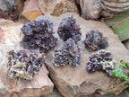 Natural Smokey Fluorite with yellow Muscovite Mica Specimens x From Erongo, Namibia - Toprock Gemstones and Minerals 