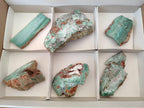 Polished One Side Great Dyke Mtorolite Chrysoprase Slices x 6 From Great Dyke Mountain Range, Zimbabwe - Toprock Gemstones and Minerals 