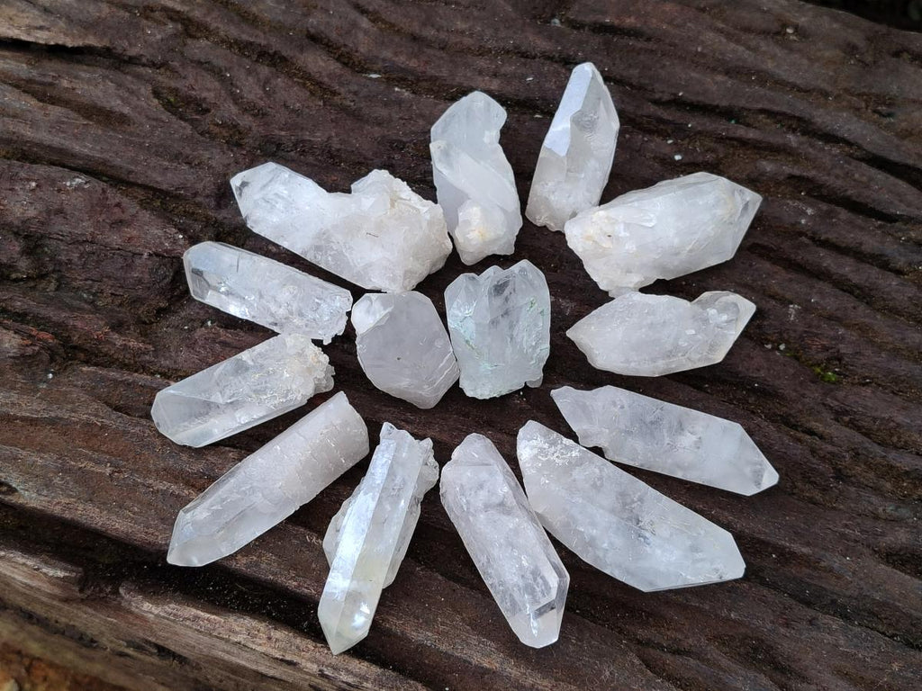 Natural Clear Mpika Quartz Crystals x 35 From Mpika, Zambia - Toprock Gemstones and Minerals 