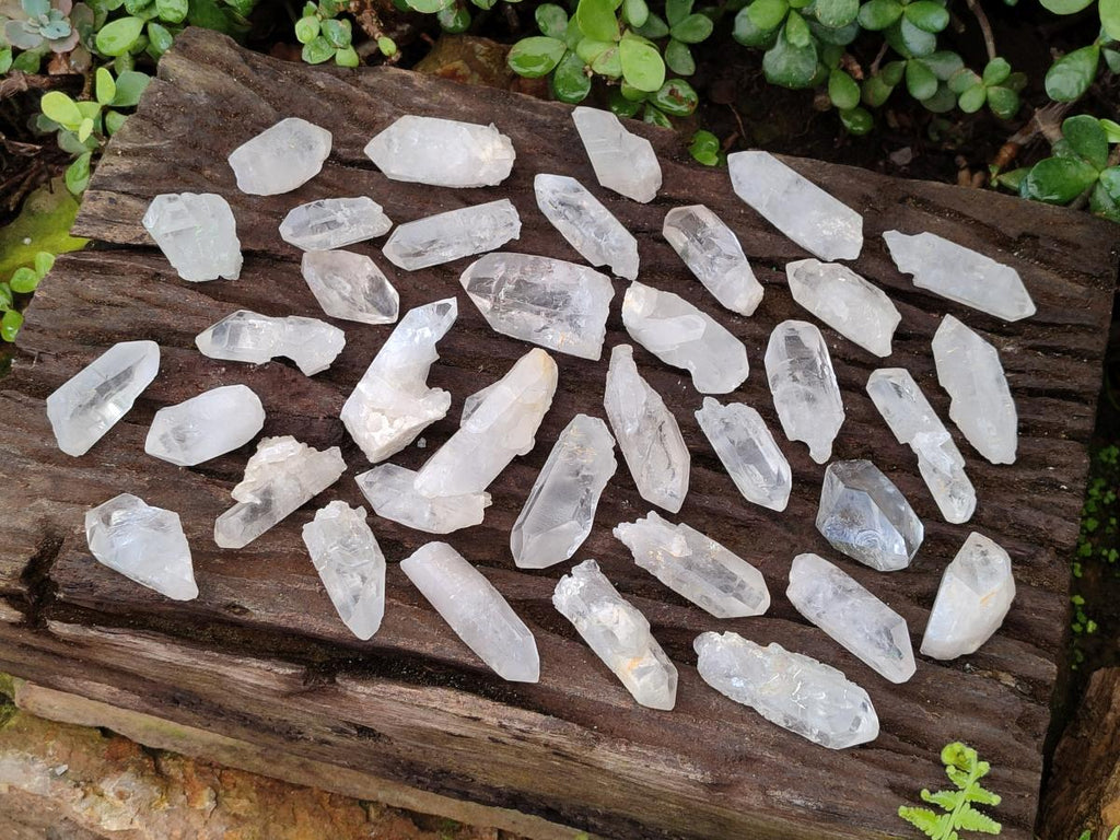 Natural Clear Mpika Quartz Crystals x 35 From Mpika, Zambia - Toprock Gemstones and Minerals 