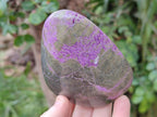 Polished Stichtite Standing Display Pieces x 2 From Barberton, South Africa