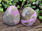Polished Stichtite Standing Display Pieces x 2 From Barberton, South Africa