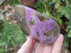Polished Stichtite Standing Display Pieces x 2 From Barberton, South Africa