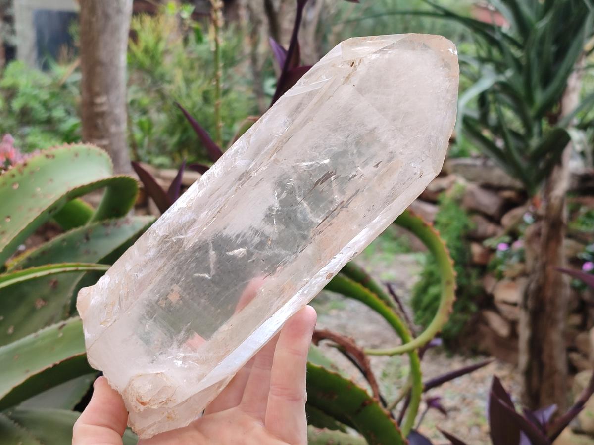 Natural Large Malagasy Quartz Crystals x 2 From Madagascar