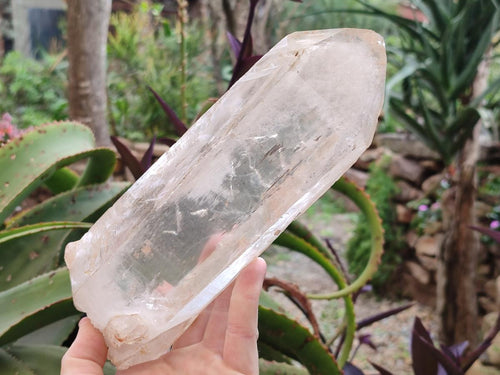 Natural Large Malagasy Quartz Crystals x 2 From Madagascar