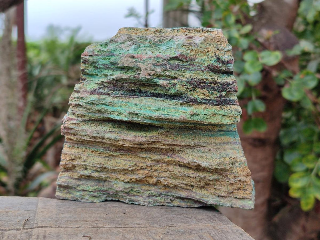 Natural Drusy Coated Chrysocolla Specimens with Malachite and Heterogenite x 2 From Lupoto Mine, Congo