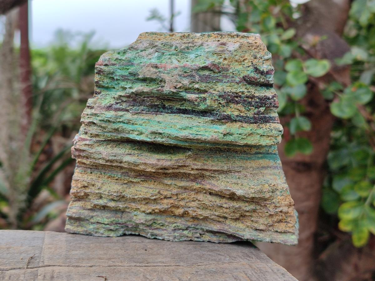 Natural Drusy Coated Chrysocolla Specimens with Malachite and Heterogenite x 2 From Lupoto Mine, Congo