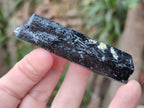 Natural Schorl Black Tourmaline Crystal Specimens x 12 From Erongo, Namibia