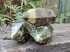 Polished Double Terminated Leopard Stone Crystals x 6 From Zimbabwe