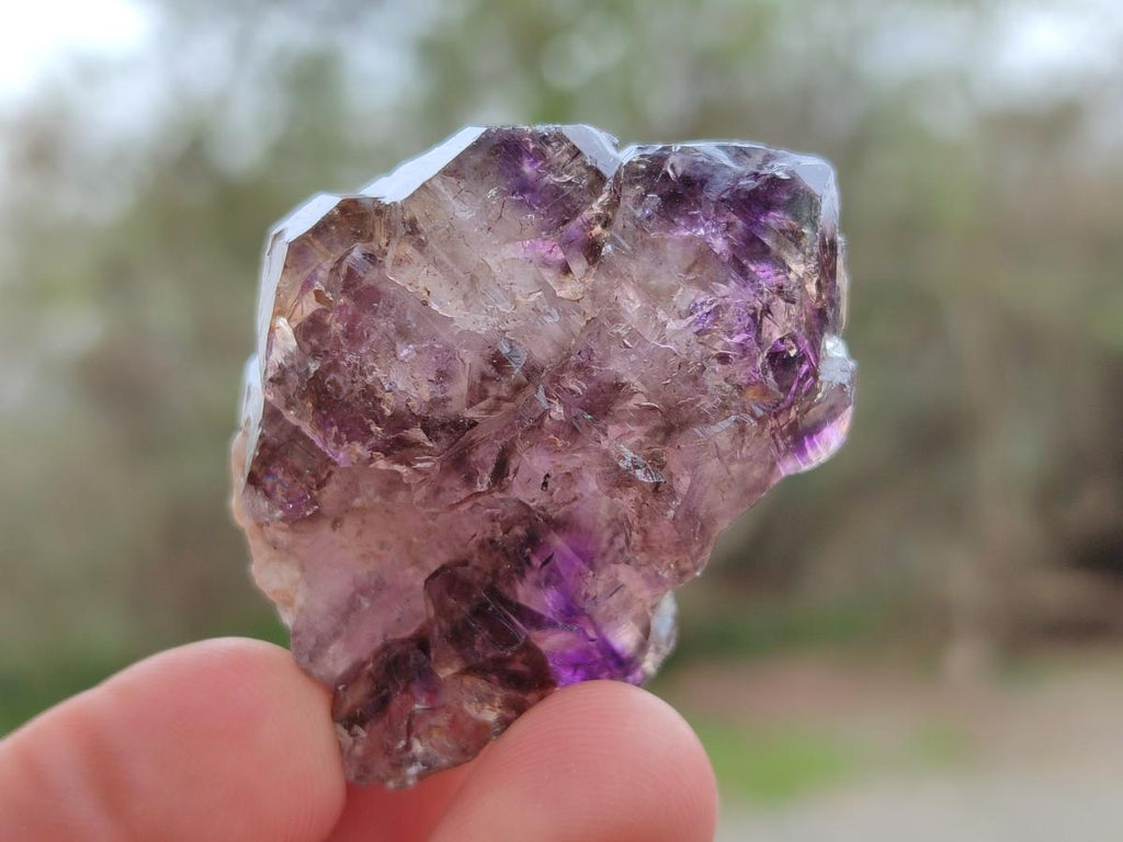 Natural Window Amethyst Crystals x 39 From Chiredzi, Zimbabwe