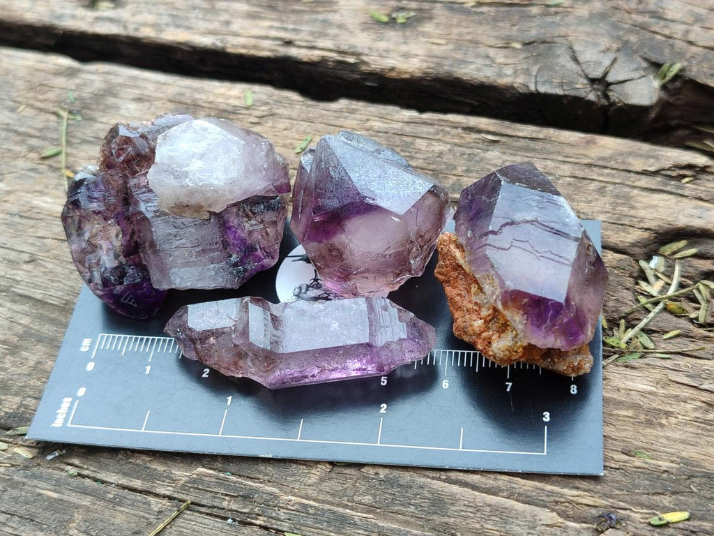 Natural Window Amethyst Crystals x 39 From Chiredzi, Zimbabwe