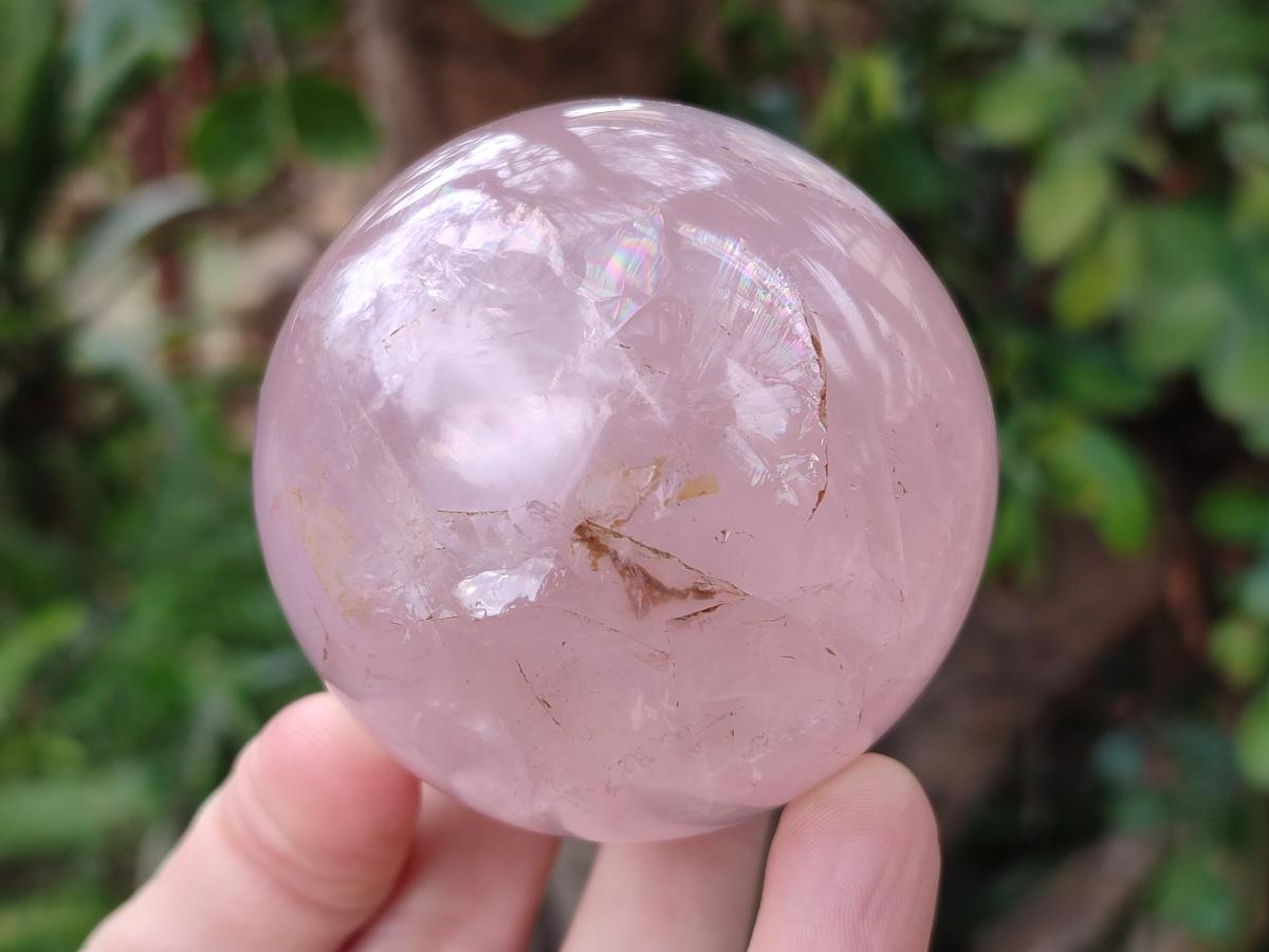 Polished Gemmy Rose Quartz Spheres x 4 From Madagascar