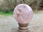 Polished Gemmy Rose Quartz Spheres x 4 From Madagascar