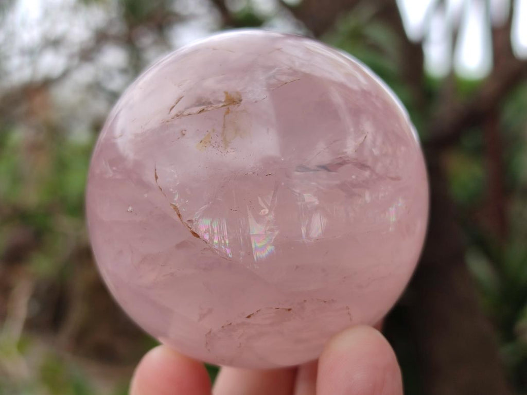 Polished Gemmy Rose Quartz Spheres x 4 From Madagascar
