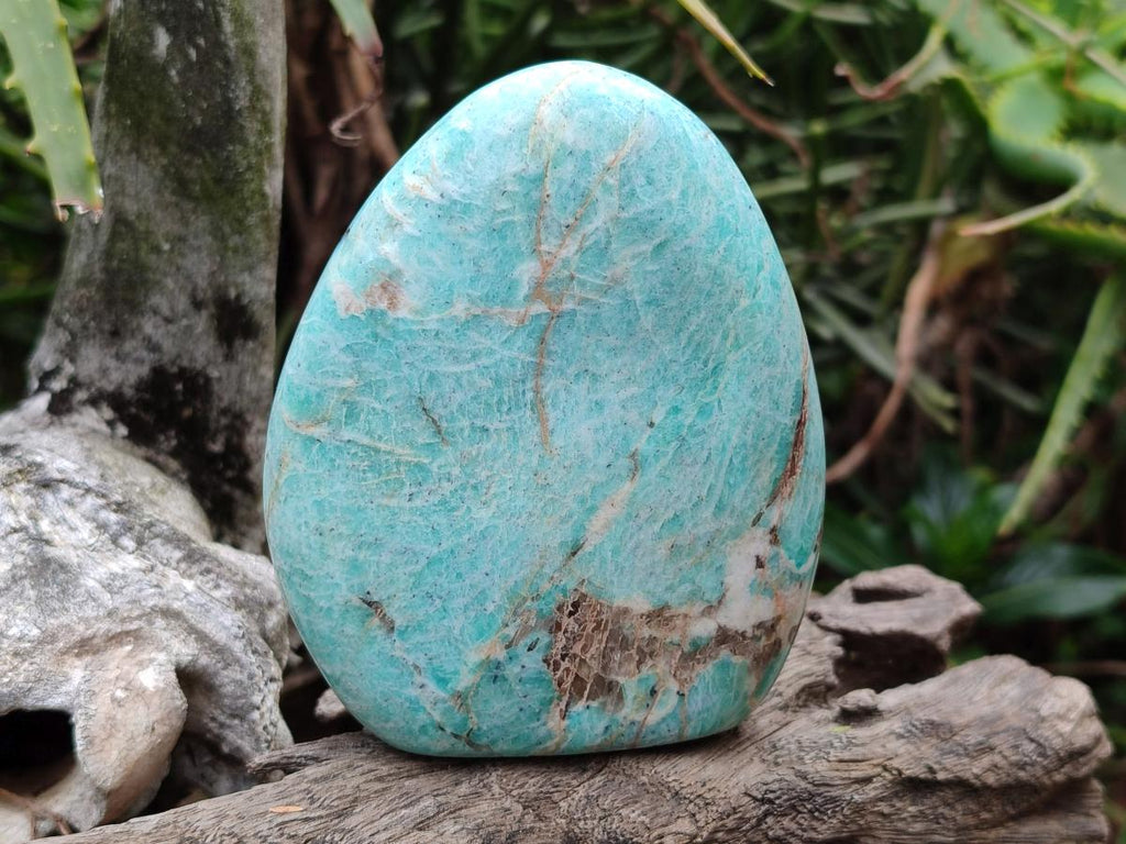 Polished Amazonite Standing Display Pieces x 4 From Madagascar