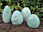 Polished Amazonite Standing Display Pieces x 4 From Madagascar