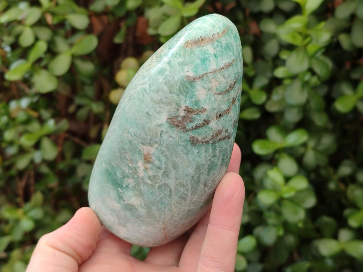 Polished Amazonite Standing Display Pieces x 4 From Madagascar