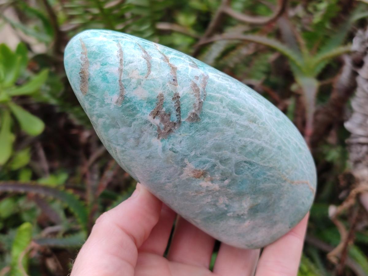 Polished Amazonite Standing Display Pieces x 4 From Madagascar