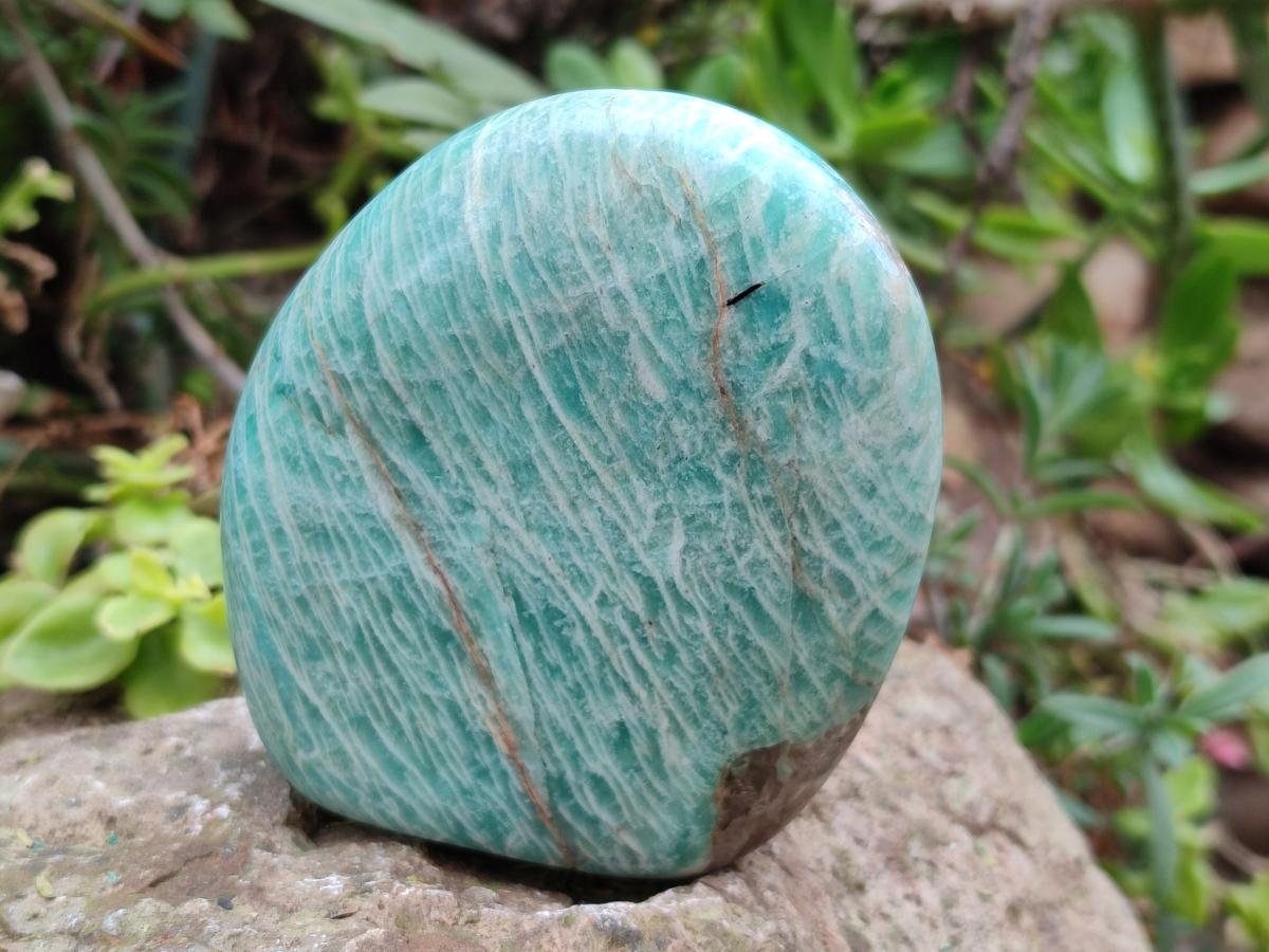 Polished Amazonite Standing Display Pieces x 4 From Madagascar
