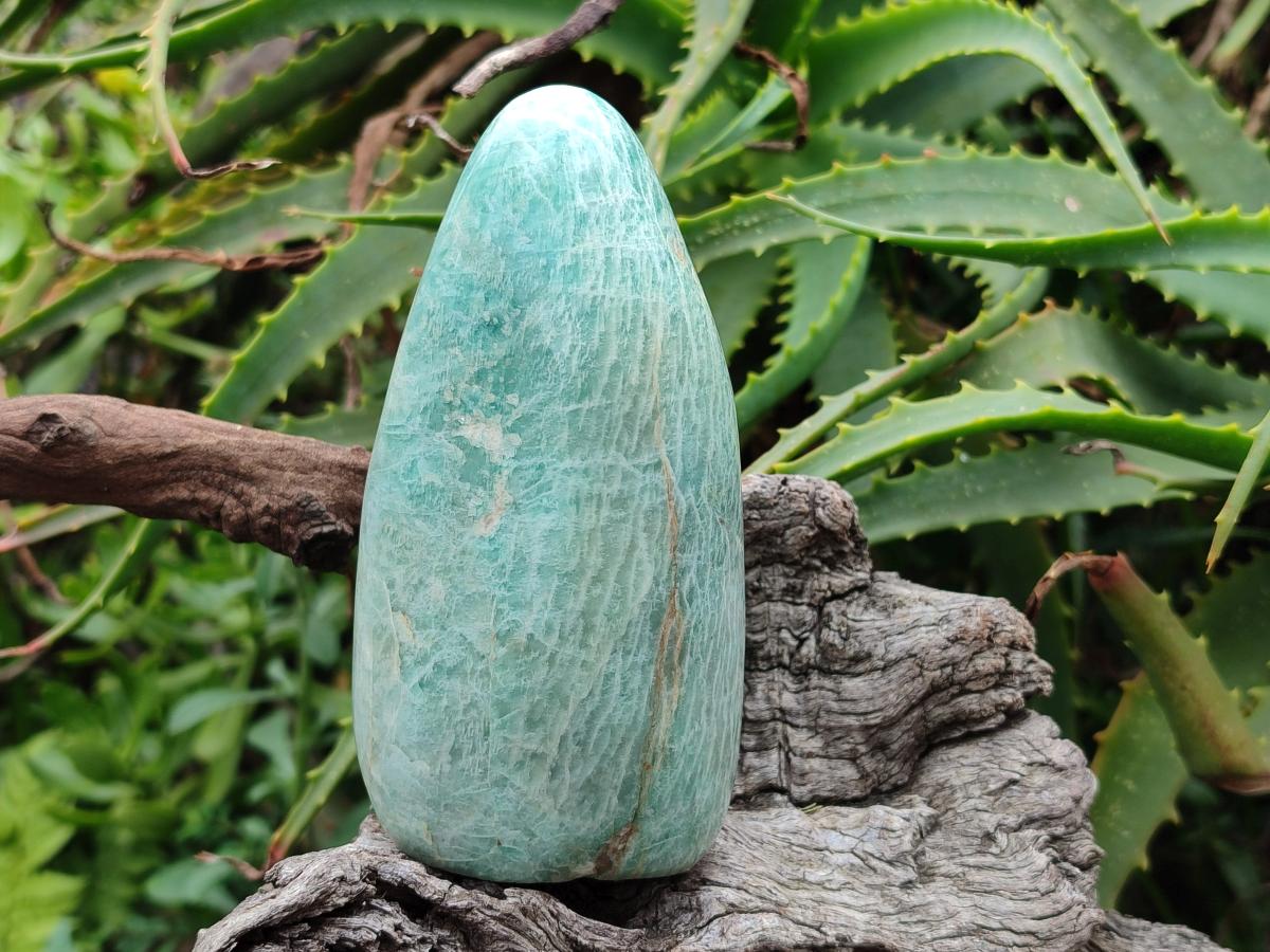 Polished Amazonite Standing Display Pieces x 4 From Madagascar