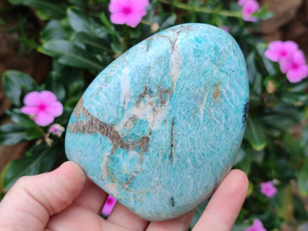Polished Amazonite Standing Display Pieces x 4 From Madagascar