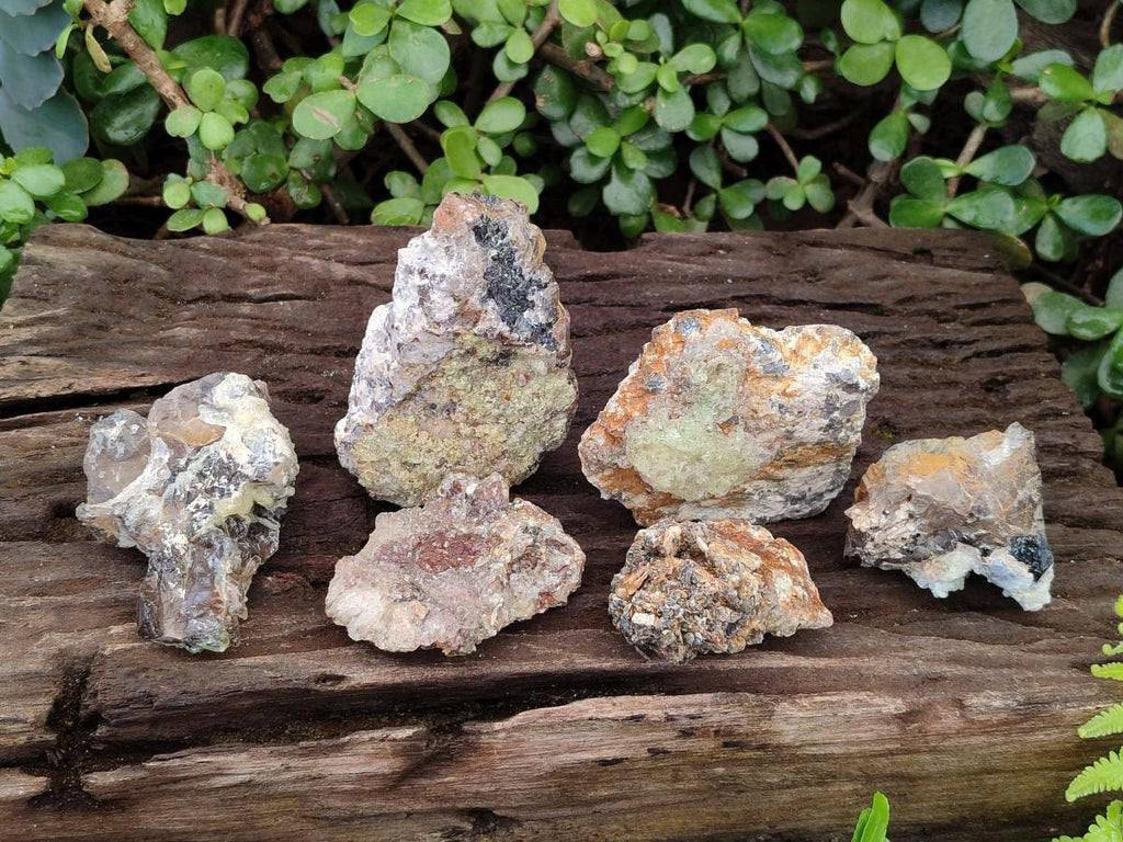 Natural Large Rare Hyalite Opal Specimens x 6 From Namibia