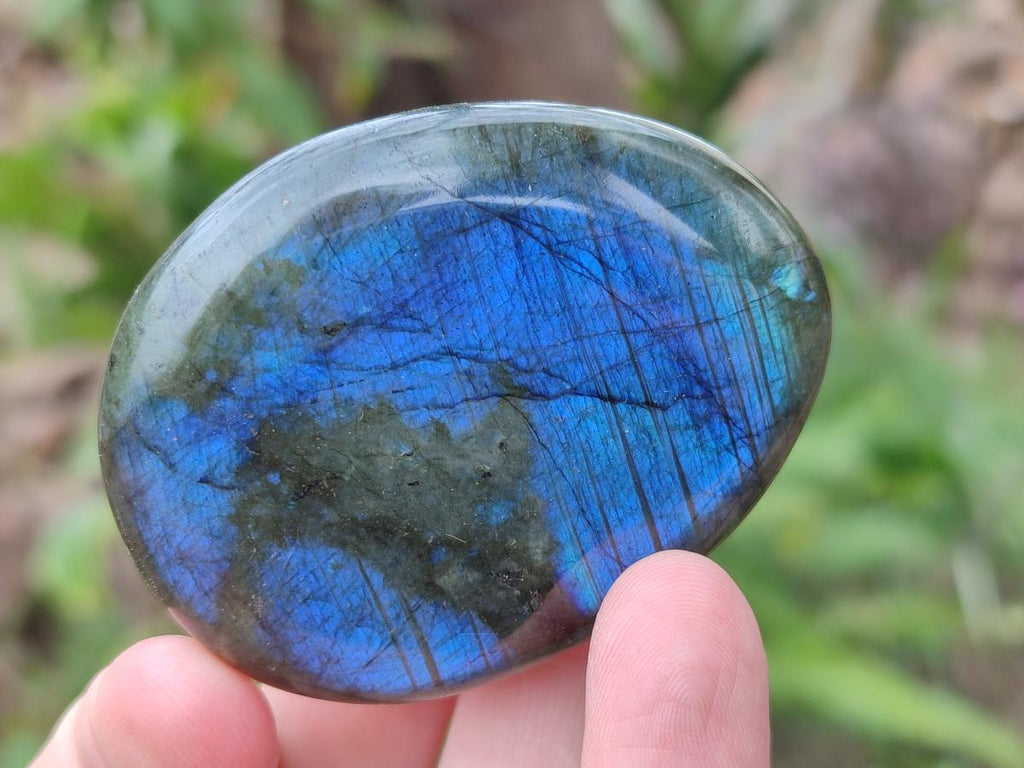 Polished Labradorite Palm Stones x 12 From Madagascar