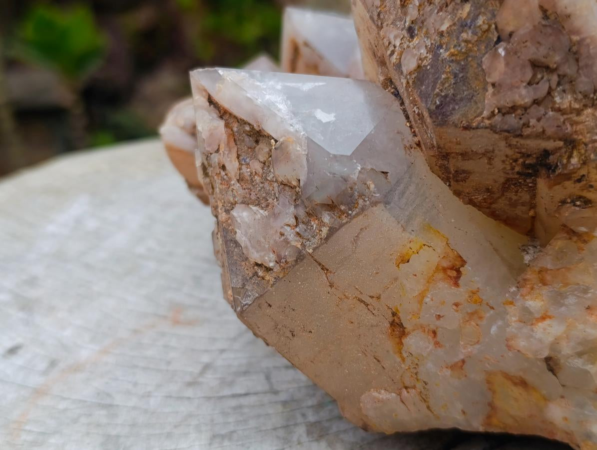 Natural XL Red Hematoid Quartz Cluster x 1 From Karoi, Zimbabwe