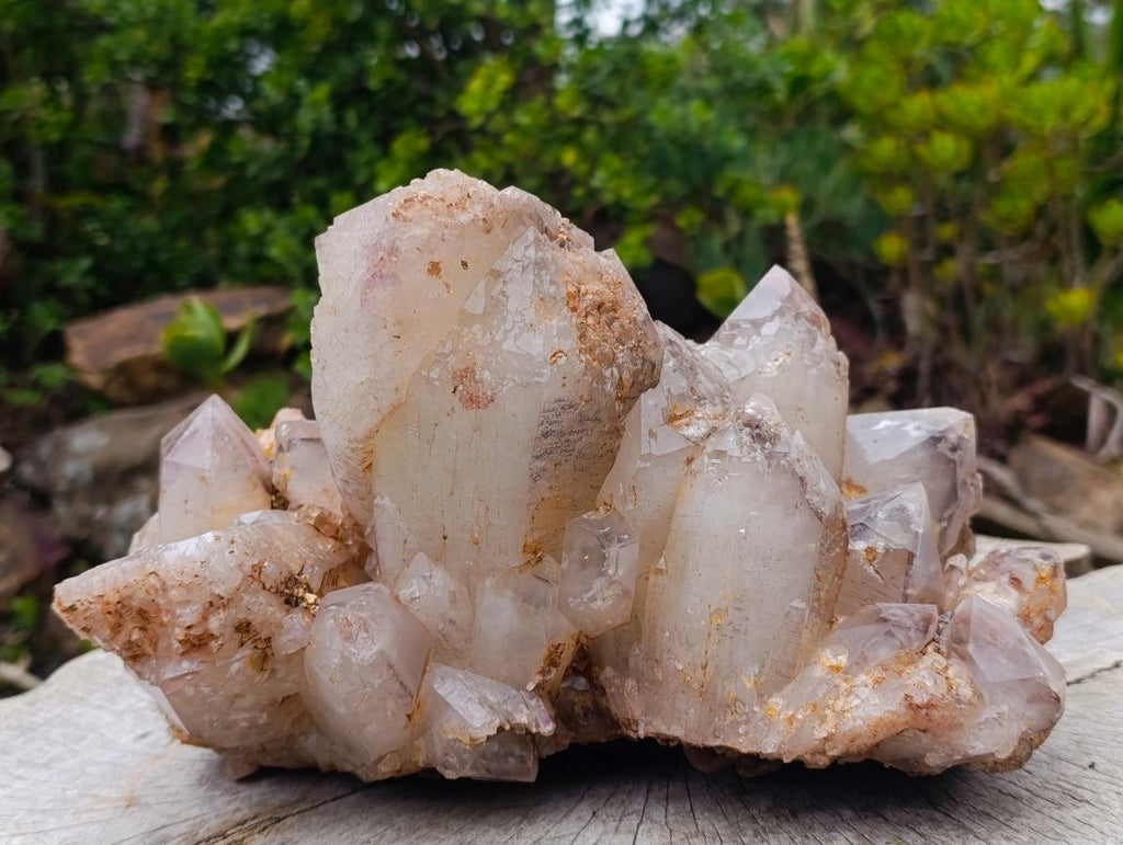 Natural XL Red Hematoid Quartz Cluster x 1 From Karoi, Zimbabwe