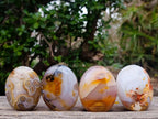 Polished Banded Agate Galets x 24 From Madagascar