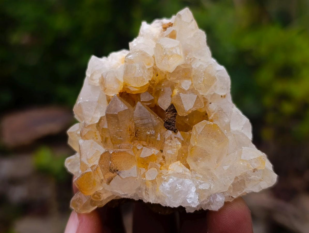 Natural Limonite Quartz Clusters x 24 From Solwezi, Zambia