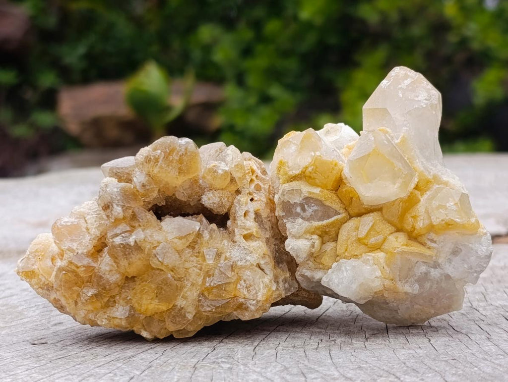 Natural Limonite Quartz Clusters x 24 From Solwezi, Zambia