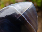 Polished Banded Agate Hearts x 6 From Madagascar