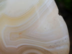 Polished Banded Agate Hearts x 6 From Madagascar